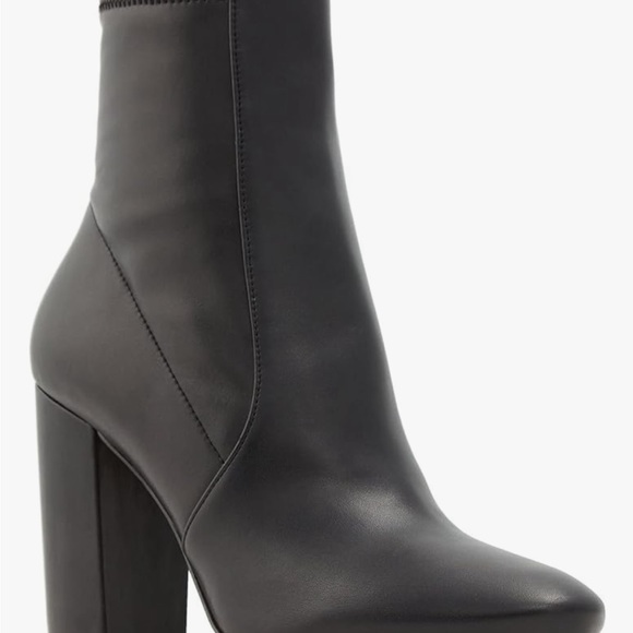 ALDO BLACK ANKLE BOOTIES - Picture 5 of 8